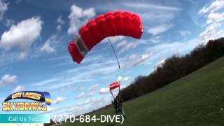 Fly Like a Bird with a Skydive from Great Lakes Skydiving in Beloit