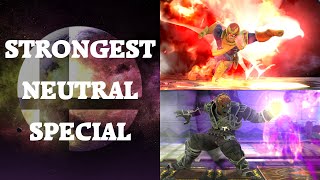 Super Smash Bros. 4 - Who has the strongest Neutral Special Move?