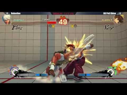 Next Level Battle Circuit 128 - USF4 - Dafeetlee (Elena) vs OG Shine (Yang)