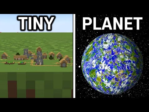 83 Smallest vs Largest Minecraft Things