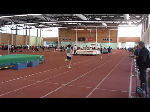 BBM Halle 25.01.2014 - 400m Männer 2. Zeitlauf