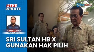 Sri Sultan HB X dan Keluarga Salurkan Hak Pilih di Pilkada Kota Yogyakarta di TPS OO6