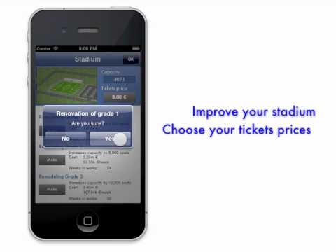 Manage Your Football Club 2011 IOS