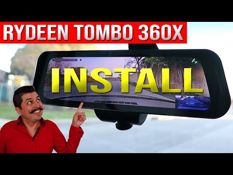 RYDEEN Tombo 360X Mirror Dash Cam Install