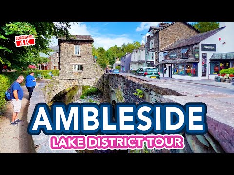 AMBLESIDE  - A stunningly beautiful Lake District UK town in Cumbria England