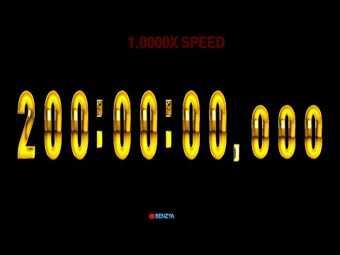 200 hours countdown timer