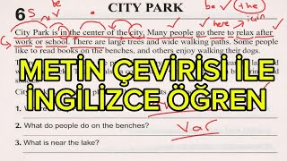 METİN ÇEVİRİSİ İLE İNGİLİZCE ÖĞREN | İngilizce Cümle Yapısı, Kelimeler, Çeviri, 