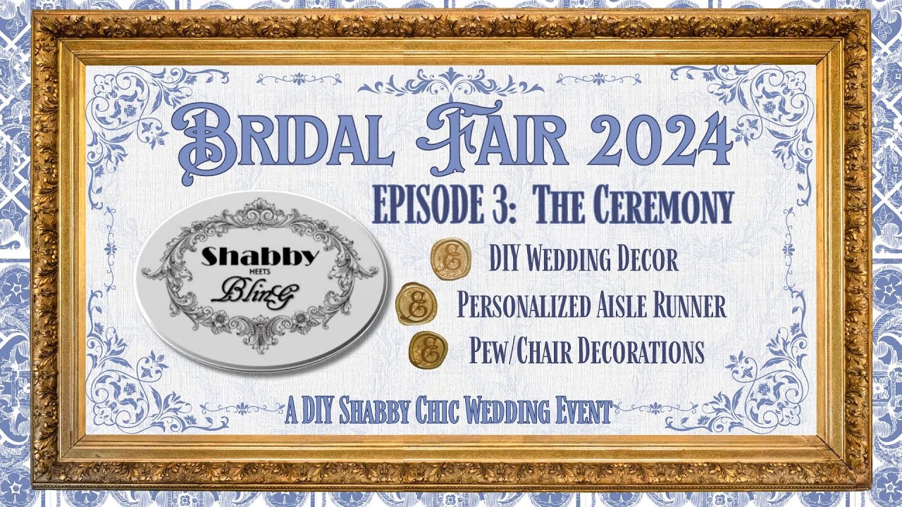 DIY Shabby Chic Wedding Decor / Bridal Fair 2024 / Wedding & Parties / Thrifted Items repurposed