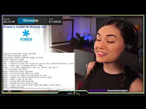 Sasha Grey VOD 25/April/2020 - Just Chatting - Marbles on Stream / Surprise !Charity Stream Do...