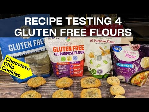 RECIPE TESTING 4 GLUTEN FREE FLOURS | Chocolate Chip Cookies