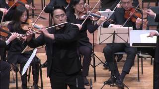 Sunghyun Cho, Johann Joachim Quantz. Flute Concerto in G Major 1.mov