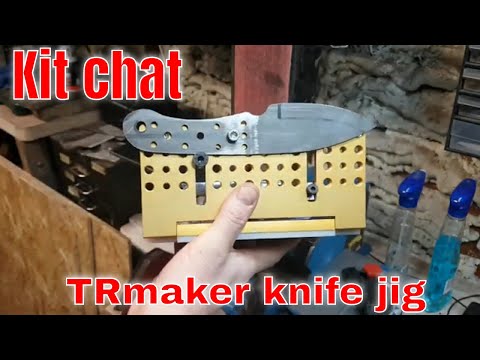 Knife jig: Reviewing The TRmaker knife jig #trmaker #knifejig #sanding