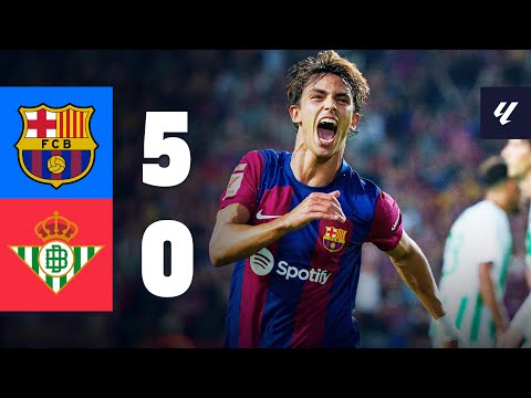 BARÇA 5-0 BETIS | LALIGA 2023/24 MD5