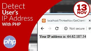 How to detect and get user or client&#39;s IP address with PHP