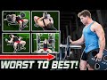 TOP 7 Chest Exercises Ranked WORST to BEST! || STOP WASTING TIME!