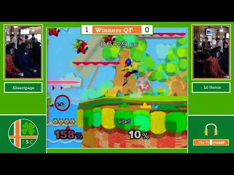 [Melee Singles WQ] Absentpage(Sheik) vs Lil Homie(Falco) [4 Stock Clover  VII]