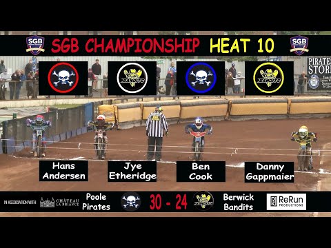 Heat 10 | Poole vs Berwick | POOLE PIRATES SPEEDWAY 2021