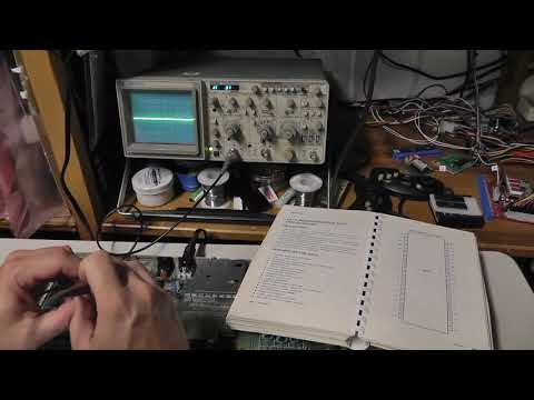 My First Commodore C64 Repair - part3 6510 on the scope