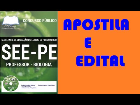Apostila Professor de Biologia Concurso SEE PE 2016