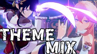 【Genshin impact】 Raiden shogun ＆ Yae miko trailer theme MIX