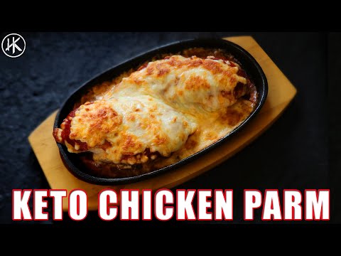 KETO CHICKEN PARM (Chicken Parmigiana) - ONLY 3 INGREDIENTS!!!!
