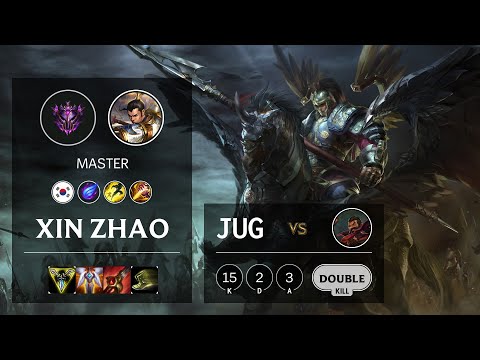 Xin Zhao Jungle vs Graves - KR Master Patch 10.21