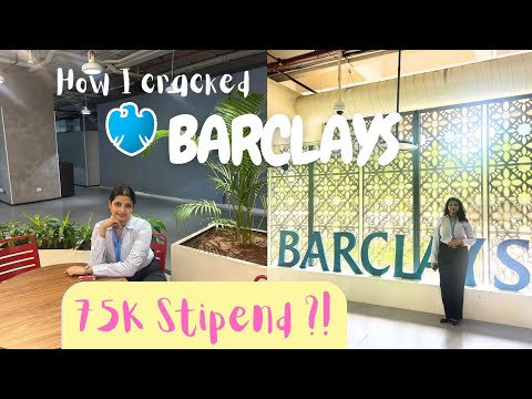 Barclays Summer Internship 2025