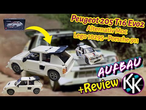Peugeot 205 T16 EVO2 (Alternative Moc of 10295) - Rebrickable MOC-161294 by firas - ASSEMBLY +REVIEW