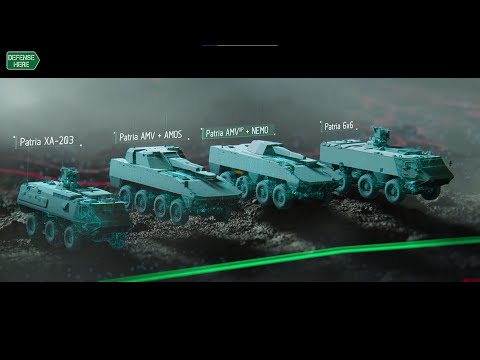 Patria introduces its 6x6 and 8x8 vehicle in exclusive interview with defensehere