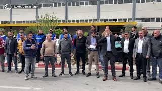 İzmir'de Gemaş ve Star işçileri fabrikada yaptıkları eylemle atılan iş