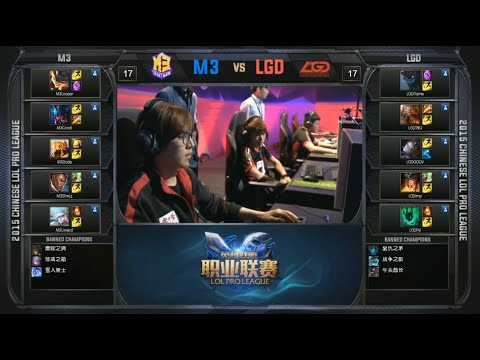 LGD vs M3 Game 2 Highlights (LPL Summer 2015)