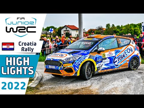 WRC Rally Highlights : Croatia Rally 2022 : Junior WRC Final Results