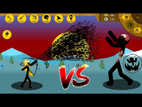 STICK WAR LEGACY | Army Archidon Golden VS Giant Zombies🔥EPIC BATTLE