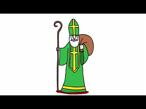Apprendre à dessiner Saint Nicolas