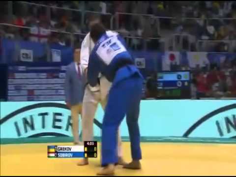 GREKOV, Valentyn (UKR)  - SOBIROV, Parviz (TJK)  90 kg IJF World Championship Seniors 2013