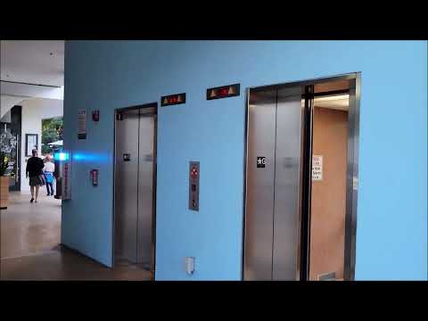 Scenic ThyssenKrupp Synergy Traction Elevators - Palm Avenue Parking Garage - Sarasota, FL