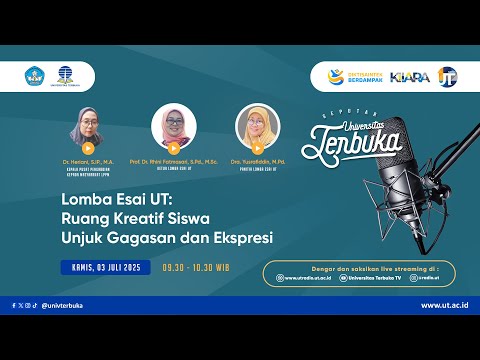 Lomba Esai UT: Ruang Kreatif Siswa Unjuk Gagasan dan Ekspresi