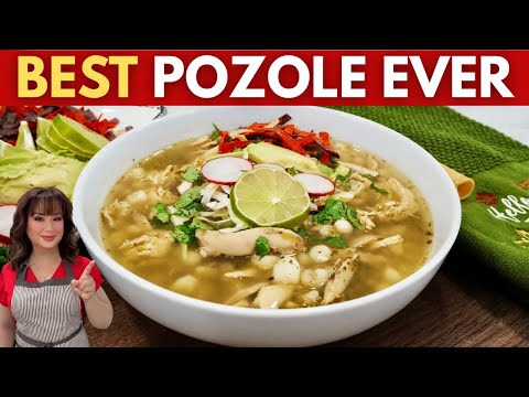 Green Chicken Pozole Soup Recipe | Pozole Verde de Pollo