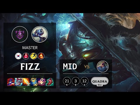 Fizz Mid vs Yasuo - KR Master Patch 10.24