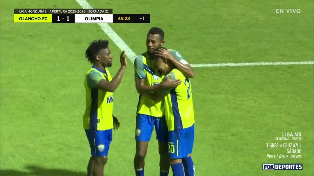 🤩 GOL Yemerson Cabrera | Olancho FC 1-1 Olimpia | Apertura 2025 | Liga de Honduras
