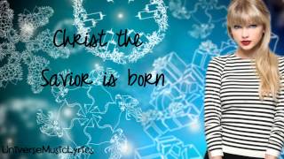 Silent Night- Taylor Swift (Lyrics Video) HD