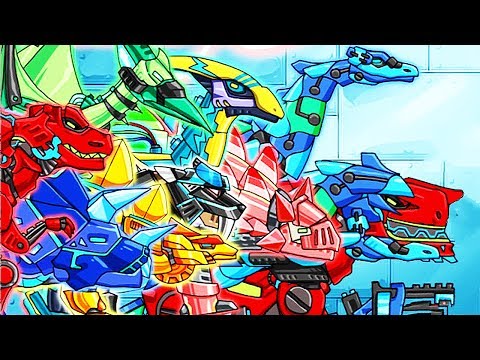 Dino Robot Dino Corps Full (10 Robots) | Eftsei Gaming