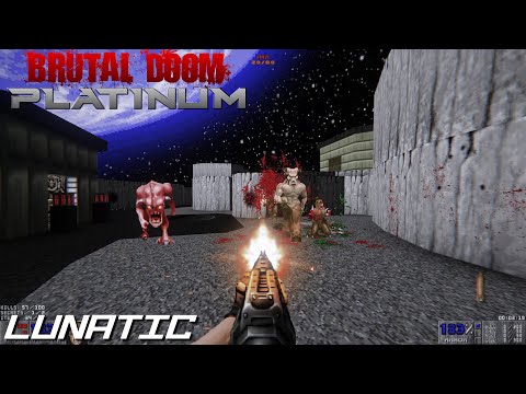 Brutal Doom Platinum 1.1 - Lunatic | MAP01: One Small Step... | 4K/60