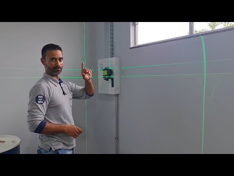 THIS IS THE BEST WAY IN THE WORLD TO PLUMB AND LEVEL A WALL