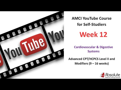 Week 12 – Cardiovascular & Digestive CPT Coding | Medical Coding Certification Prep
