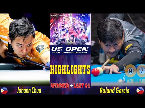 HIGHLIGHTS | Johann Chua vs Roland Garcia | 2025 US OPEN POOL CHAMPIONSHIP