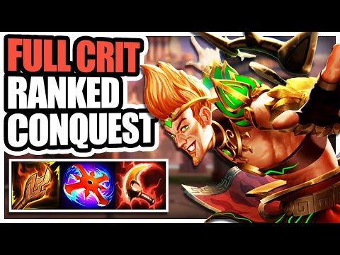 FULL CRIT EASIEST WAY TO CARRY RANKED GAMES? - Ranked Conquest - Smite