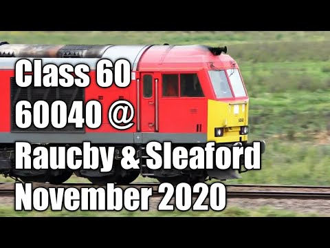 Class 60 60040 @ Rauceby & Sleaford - November 2020
