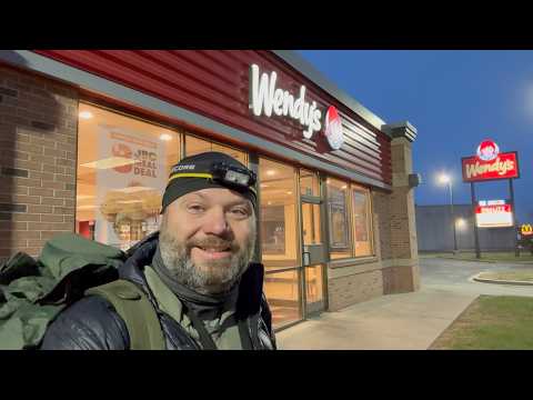 My Riskiest Stealth Camp EVER - Directly behind Wendy's Drive-thru