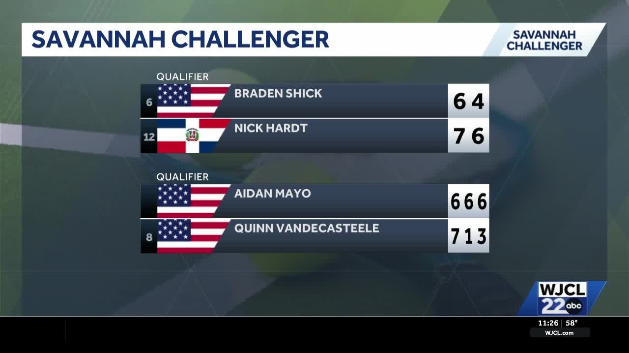 Savannah Challenger opens with round of 32 action, qualifying finals